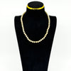 Sterling Silver Cream Freshwater Pearl 17.5" Necklace 925