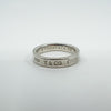 Tiffany & Co. Sterling Silver 1837 Ring Skinny Band Size O 