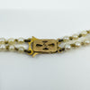 Vintage 9ct Gold Cultured Double Row Pearl 17” Necklace 375