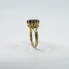 Vintage 9ct Gold 2ct Amethyst Solitaire Ring Size O - P (Birmingham 1994)