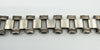 Antique Victorian Sterling Silver Reversible 18.5" Book Chain 925
