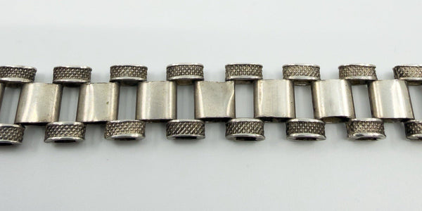 Antique Victorian Sterling Silver Reversible 18.5" Book Chain 925