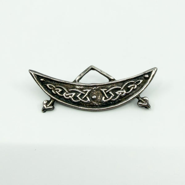 Large Vintage Sterling Silver Celtic Brooch 925 by Hamish Dawson Bowman