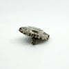 Antique Victorian Sterling Silver Aesthetic Roses Engraved Brooch 925