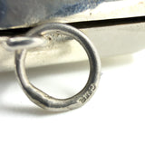 Chunky Vintage Sterling Silver Engraved Initail O Secret Locket Photo Book 925