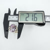 Huge Chunky Sterling Silver Amethyst Ring 925 Size M