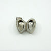 Chunky Vintage Sterling Silver Oval Foliate Engraved Photo Locket 925 (1996)