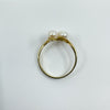 Vintage 9ct Gold 4x Pearl Ring 375 Size P
