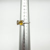 2.40ct Citrine & CZ Bow Ring in Sterling Silver 925 Size R Engagement Stacking