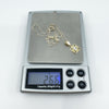 Modernist Square CZ Pendant & 18” Chain / Necklace 925