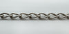 Antique Chunky Oval Links Bracelet with Dog Clip & T-Bar 925 31g