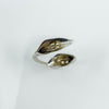 Lily of the Valley Floral Ring in Sterling Silver 925  Size M - O adjustable 