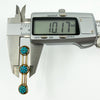 Antique Victorian 9ct Gold Pave Turquoise Bar Brooch / Pendant 375