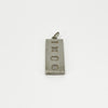 Large Chunky Vintage Sterling Silver Ingot Pendant 925 (Birm 1978)