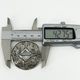 Large Vintage Sterling Silver Celtic Brooch 925 by Malcolm Gray