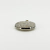 Vintage Sterling Silver Oval Floral Engraved Locket 925 (Birm 1975)