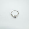 1ct CZ Solitaire Engagement Ring Sterling Silver Size M