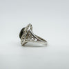 Sterling Silver Chunky Irish Celtic Connemara Ring Size P by SOLVAR