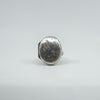 Vintage Sterling Silver Oval Engraved Secret Locket Ring 925 Size N 1/2