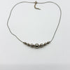Sterling Silver Graduated Beaded Ball 20" Neacklace / Chain 925