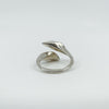 Lily of the Valley Floral Ring in Sterling Silver 925  Size M - O adjustable 