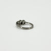 Vintage Platinum 1.60ct Diamond Trilogy Ring 950 Size L
