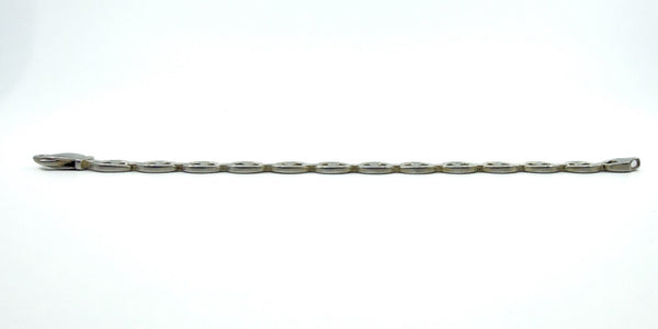 Sterling Silver Chunky Oval Mariner Links 7.8” Bracelet 925