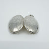 Vintage Oval Foliate Engraved Locket in Sterling Silver 925 (1993)
