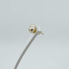 Vintage 9ct Gold 7.7mm Cultured Pearl Stud Earrings 375