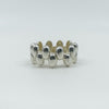 Unusual Band / Ring in Sterling Silver 925  Size T - U 