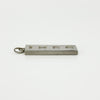Large Chunky Vintage Sterling Silver Ingot Pendant 925 (Birm 1978)