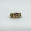 Vintage 9ct Gold Single Row Keeper Ring 375 Size L (London 1979)