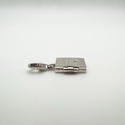 Mini Diamond Photo Locket Pendant / Charm in Sterling Silver 925