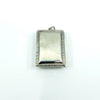 Chunky Vintage Sterling Silver Engraved Initail O Secret Locket Photo Book 925