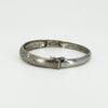 Sterling Silver Celestial Diamond Star Studded Bangle 925