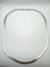 30” Herringbone Chain Necklace in Sterling Silver 925 Heavy 66g UNISEX