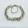 Sterling Silver Chunky Belcher Chain 7.5” Bracelet 925 Adjustable 16g