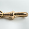 Vintage 9ct Rose Gold 16” Albert Chain Necklace Double Dog Clip T-Bar Charm 39g 