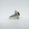 Sterling Silver Chunky Irish Celtic Connemara Ring Size P by SOLVAR