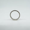 Tiffany & Co. Sterling Silver 1837 Ring Skinny Band Size O 