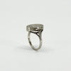 Vintage Sterling Silver Engraved Secret Locket Ring 925 Size P