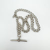 Antique Albert Chain & T-Bar in Sterling Silver 925 ( Birm 1901 )