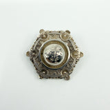 Antique Victorian Aesthetic Sterling Silver Brooch 925