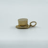 Vintage 9ct Gold Top Hat Pendant  / Charm 375  (Birmingam 1990)