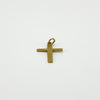 Vintage 18ct Gold Diamond Cut Christian Cross Pendant / Charm 750 Reversible