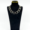 Vintage Sterling Silver Hammered Squares 17” Necklace / Chain & T-Bar Toggle 925