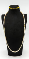 Vintage 9ct Gold Cultured Pearl 28.5” Long Necklace 375