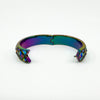Small Swarvoski Multicoloured Irridescent Curiosa Crystal Bangle / Bracelet