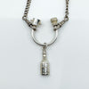 Rare Sterling Silver Tiffany & Co. Champagne Bottle Keyring / Pendant 925