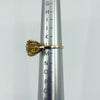 Vintage 9ct Gold 4.40ct Citrine Solitaire Cocktail Ring 375 Size K - L Birm 1992